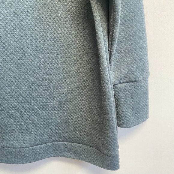 Tribal Jeans Teal Mock Turtleneck Sweatshirt - Picture 6 of 9